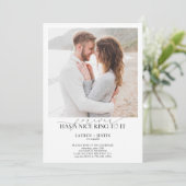 Forever heeft een leuke Ring Photo Engagement Part Kaart (Staand voorkant)