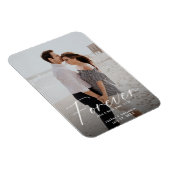 Forever heeft een mooi ringfoto Verloving Modern S Magneet (Rechterzijde)