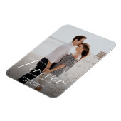 Forever heeft een mooi ringfoto Verloving Modern S Magneet (Linkerzijde)