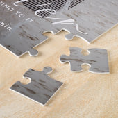 Forever heeft een mooie ring Foto Verloving Modern Legpuzzel (Zijkant)