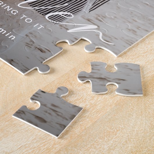 Forever heeft een mooie ring Foto Verloving Modern Legpuzzel (Zijkant)