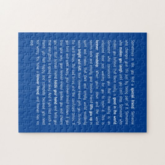 Forever heeft geen einde legpuzzel (Horizontaal)