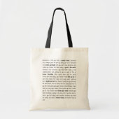 Forever heeft geen einde tote bag (Voorkant)