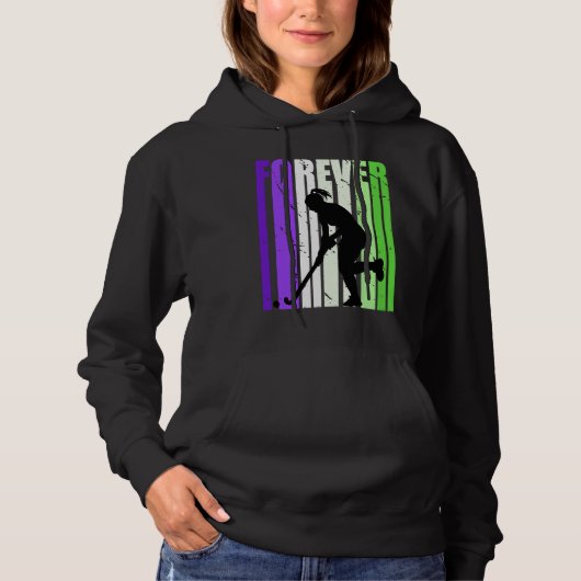 Forever Hockey Pretty Player Team Coach Coaching C Hoodie (Voorkant)