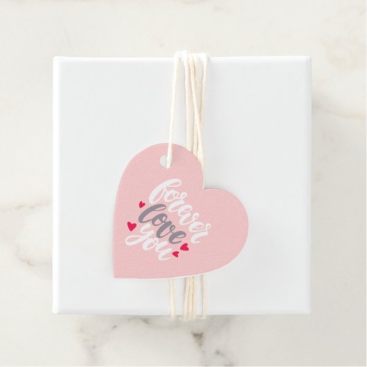 Forever houdt van je bedankjes labels (In situ)