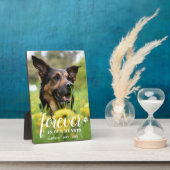 Forever in het hart Persoonlijk Gepersonaliseerd F Fotoplaat (Zijkant)