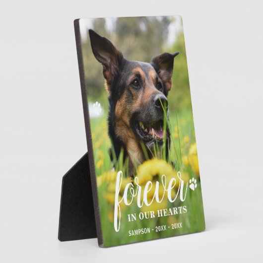 Forever in het hart Persoonlijk Gepersonaliseerd F Fotoplaat (Zijkant)