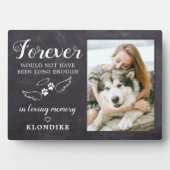 Forever in het liefhebben van aangepaste foto van  fotoplaat (voorkant)