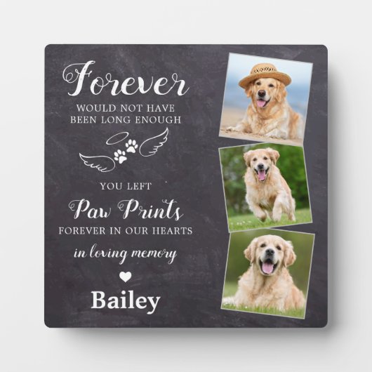 Forever in het liefhebben van aangepaste foto van  fotoplaat (Voorkant)