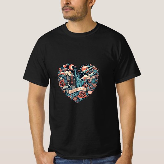 Forever in Love Romantisch T-shirt (Voorkant)