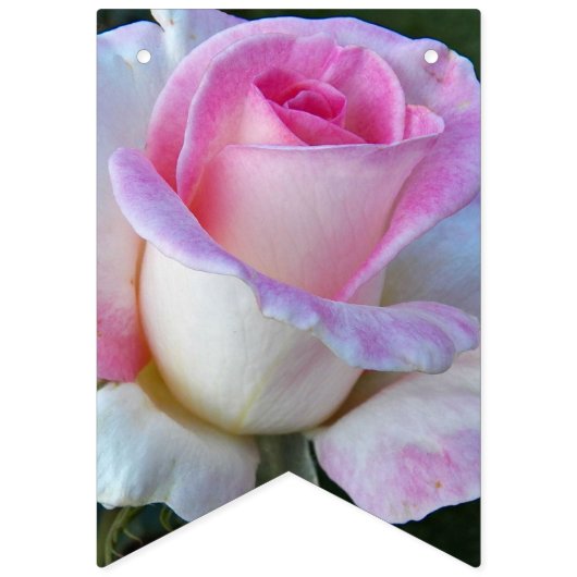 Forever in Love Simple Pink Wedding Vlaggetjes (Eerste vlag)