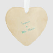 Forever in Mijn hemdherdenkingsornament Ornament (achterkant)