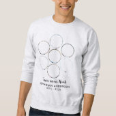 Forever in ons hart 7 Foto Collage Memorial Trui (Voorkant)