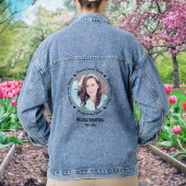 Forever in ons hart Aangepaste foto Memorial Denim Jacket