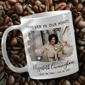 Forever in ons hart Aangepaste foto Memorial Koffiemok