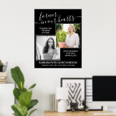 Forever in ons hart Aangepaste Memorial Verse Foto Poster (Thuiskantoor)