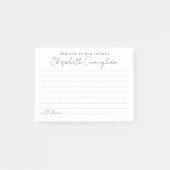 Forever in ons hart Deel begrafenis een geheugen Post-it® Notes (Voorkant)
