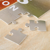 Forever in ons hart Eenvoudige foto Memorial Legpuzzel (Zijkant)