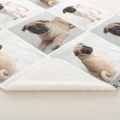 Forever in ons hart Foto Collage Memorial Sherpa Deken (3/4)