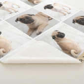 Forever in ons hart Foto Collage Memorial Sherpa Deken (3/4)