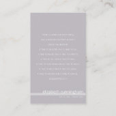 Forever in ons hart Foto Funeral Memorial Kaart Visitekaartje (Achterkant)