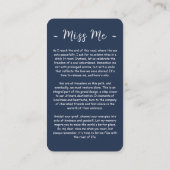 Forever in ons hart Foto Funeral Prayer Card Informatiekaartje (Achterkant)