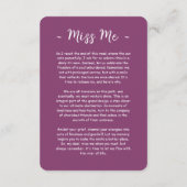 Forever in ons hart Foto Funeral Prayer Card Informatiekaartje (Achterkant)