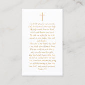 Forever in ons hart Foto Funeral Prayer Card Visitekaartje (Achterkant)