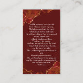 Forever in ons hart Foto Funeral Prayer Card Visitekaartje (Achterkant)