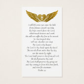 Forever in ons hart Foto Funeral Prayer Card Visitekaartje (Achterkant)