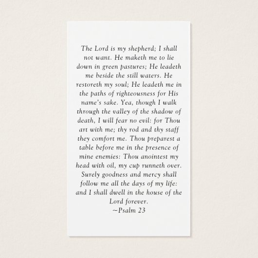 Forever in ons hart Foto Funeral Prayer Card Visitekaartje (Achterkant)