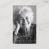 Forever in ons hart Foto Funeral Prayer Card Visitekaartje (Voorkant)