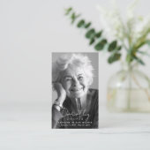 Forever in ons hart Foto Funeral Prayer Card Visitekaartje (Staand voorkant)