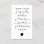 Forever in ons hart Foto Funeral Prayer Card Visitekaartje (Achterkant)