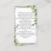 Forever in ons hart Foto Funeral Prayer Card Visitekaartje (Achterkant)