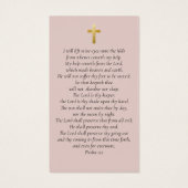 Forever in ons hart Foto Funeral Prayer Card Visitekaartje (Achterkant)