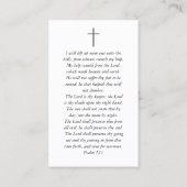 Forever in ons hart Foto Funeral Prayer Card Visitekaartje (Achterkant)