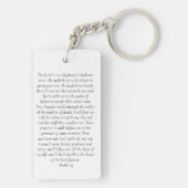 Forever in ons hart Foto Funeral Prayer Sleutelhanger (achterkant)