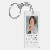 Forever in ons hart Foto Funeral Prayer Sleutelhanger (Voorkant Links)