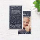 Forever in ons hart Foto Memorial Kaart (Bureau)