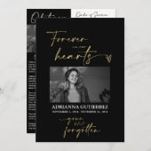 Forever in ons hart Foto Memorial Programme Programmakaart (Voorkant / Achterkant)