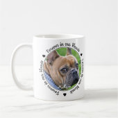 Forever in ons hart Foto Pet Memorial Koffiemok (Links)