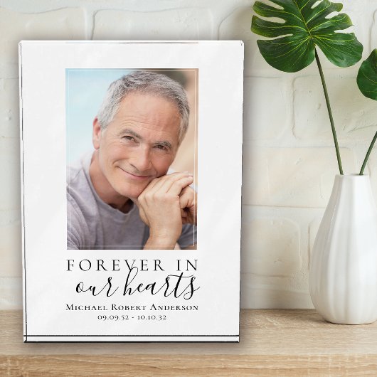 Forever in ons hart Foto Sympathie Memorial