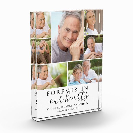 Forever in ons hart Foto Sympathie Memorial (Links)