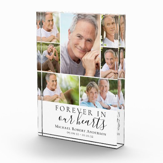 Forever in ons hart Foto Sympathie Memorial (Rechts)