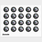 Forever in ons hart Fotoherinnering Ronde Sticker (Vel)