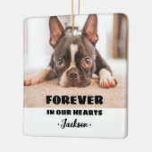 Forever in ons hart Geestesornamenornament Keramisch Ornament (Links)