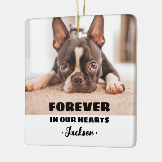 Forever in ons hart Geestesornamenornament Keramisch Ornament (Links)