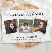 Forever in ons hart Herdenking 3 Foto begrafenis Gastenboek