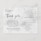 Forever in ons hart Herdenking van de begrafenis Briefkaart (Achterkant)